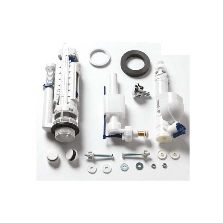 System podwójnego spłukiwania Artceram Civitas, chrom