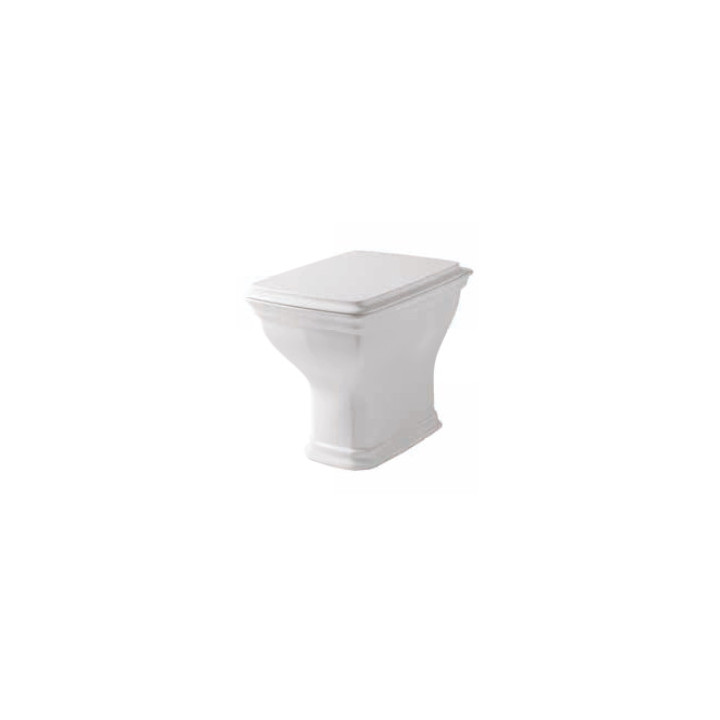 Miska wc stojąca ArtCeram Civitas, 36x54cm, czarny połysk