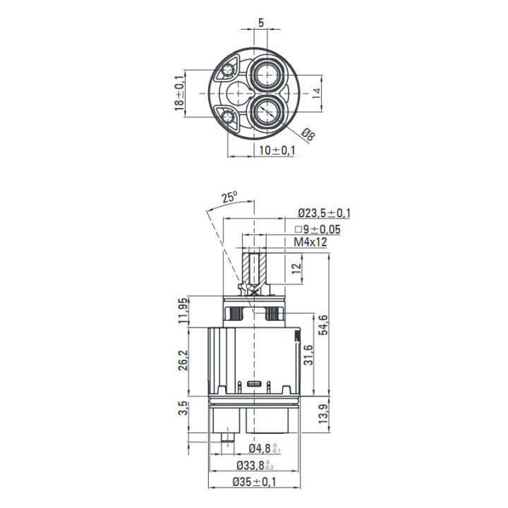 Bateria wannowa wolnostojąca z zestawem prysznicowym, Deante Arnika, titanium