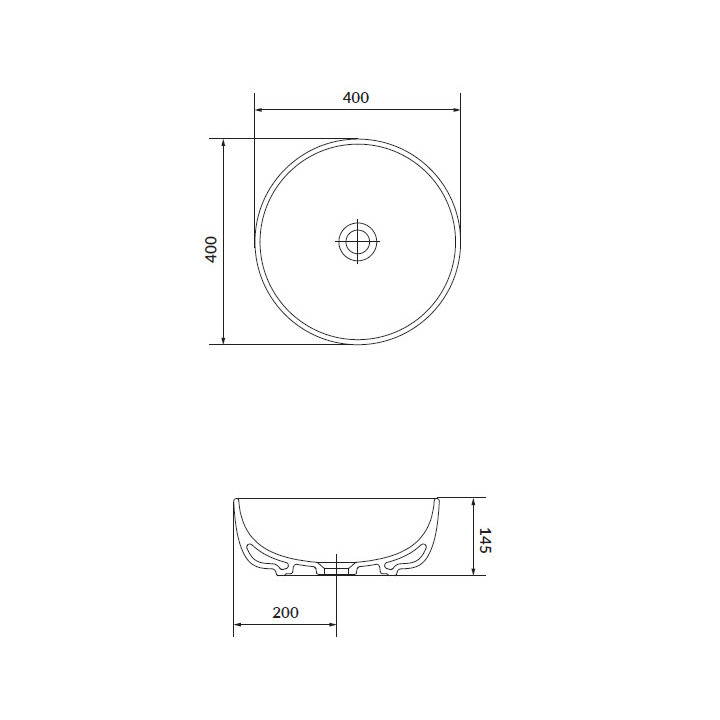 Umywalka Cersanit Moduo 40 meblowa, biała