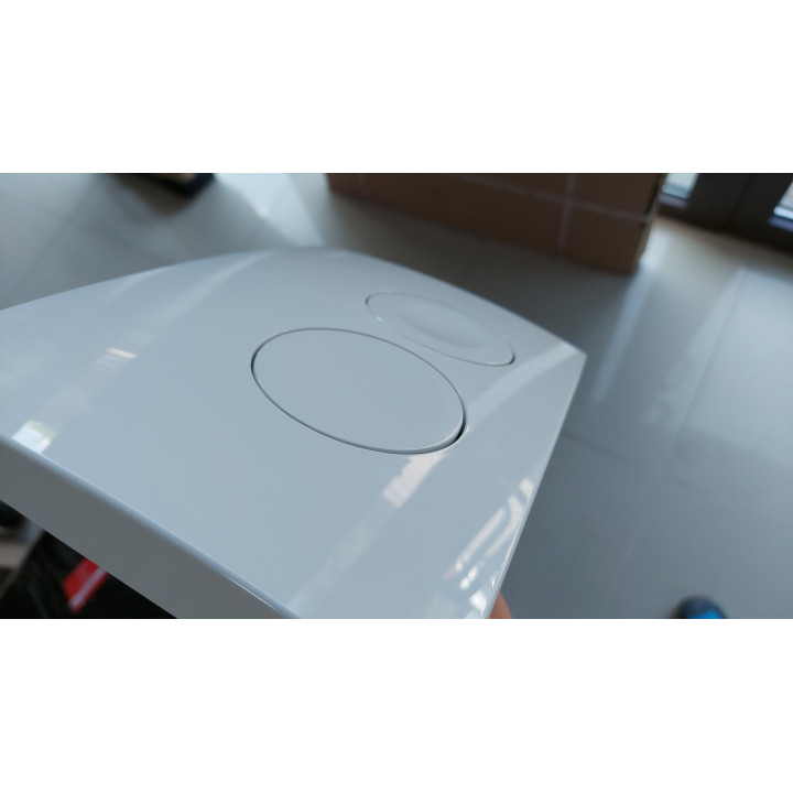 Przycisk spłukujący Geberit Delta35, przedni - biały