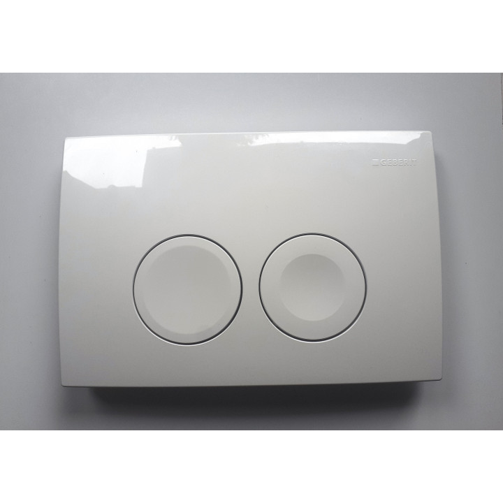 Przycisk spłukujący Geberit Delta35, przedni - biały