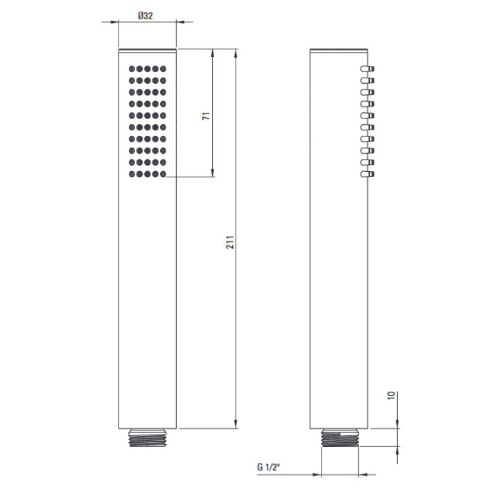 Bateria prysznicowa podtynkowa z przełącznikiem natrysku, Deante Jaśmin, nero