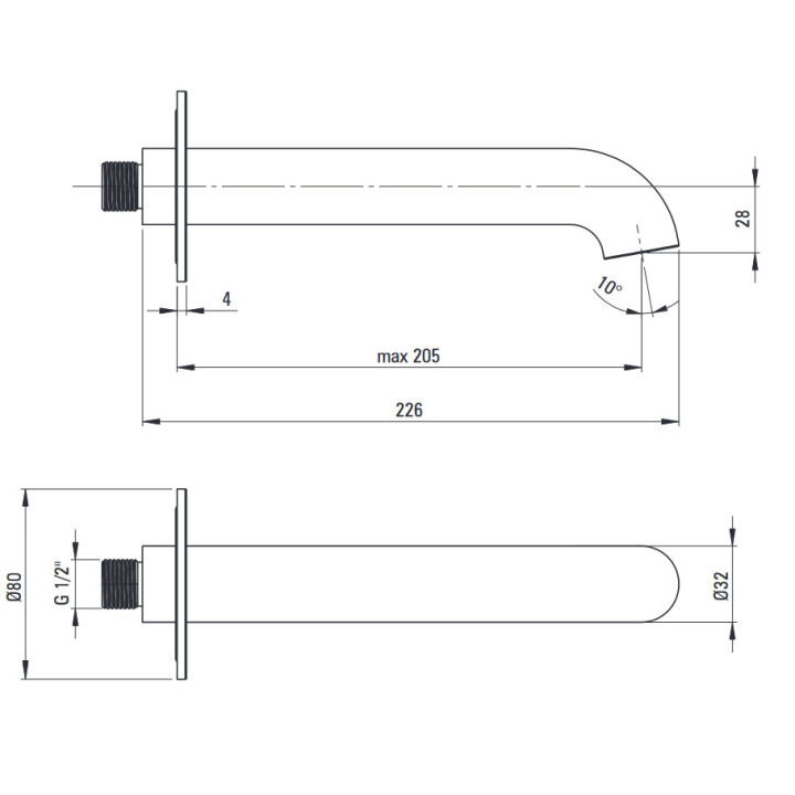 Bateria wannowa wolnostojąca z zestawem prysznicowym, Deante Silia, chrom