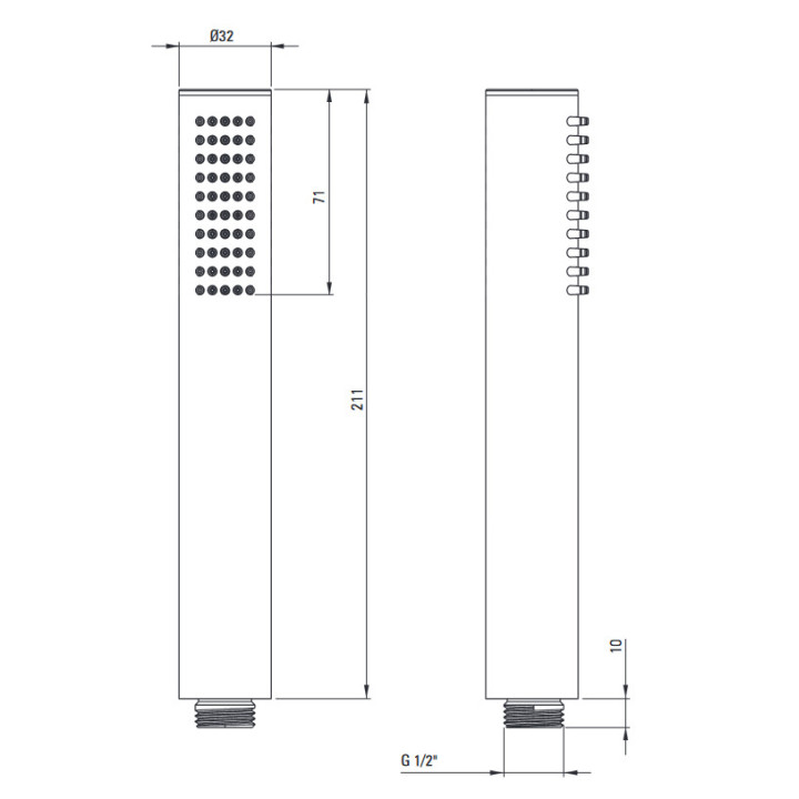 Bateria umywalkowa podtynkowa, Deante Silia, chrom