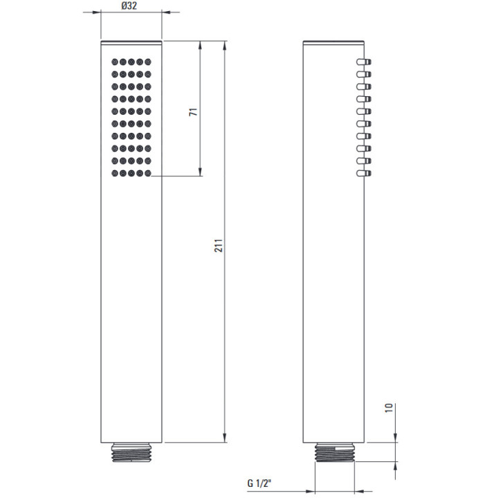 Bateria umywalkowa podtynkowa, Deante Silia, bianco