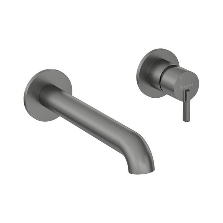 Bateria prysznicowa podtynkowa z przełącznikiem natrysku, Deante Silia, titanium