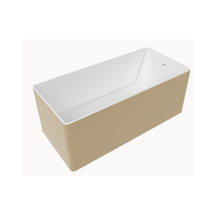 Wanna prostokątna Flaminia Wash 150 x 70 x 58 cm, różowa, wyprofilowana, przelew- sanitbuy.pl