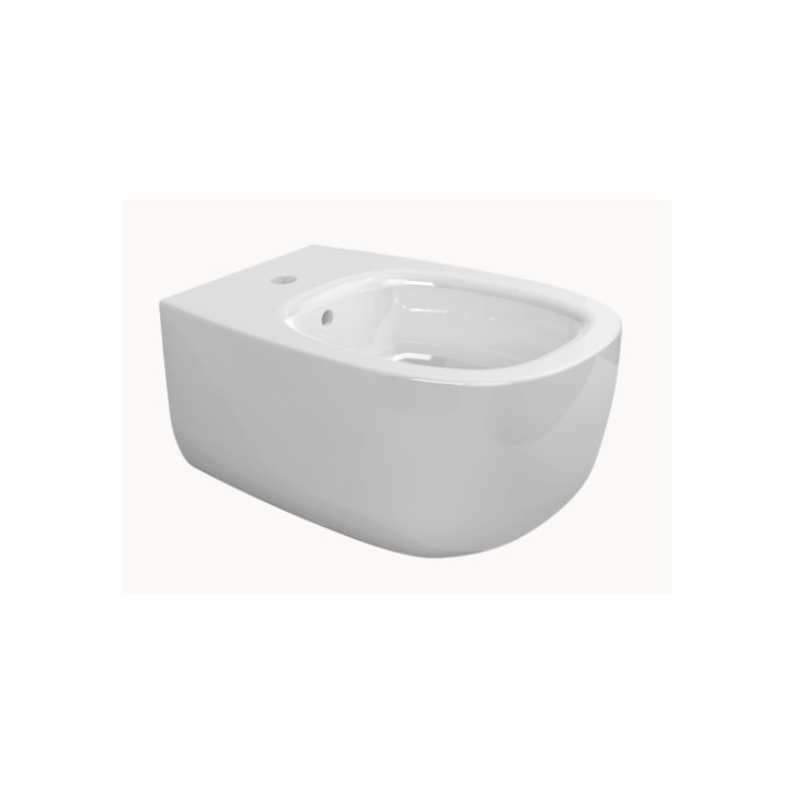 Miska wisząca WC Flaminia Bonola 54 x 38 x 27 cm, biała, goclean, zestaw montażowy- sanitbuy.pl