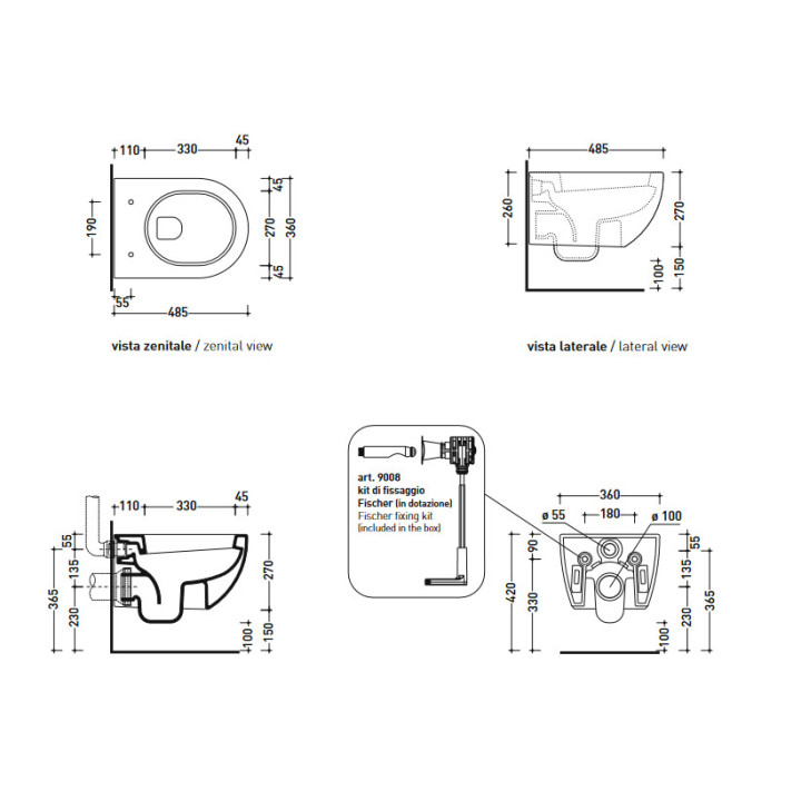 Miska Flaminia App wisząca- sanitbuy.pl