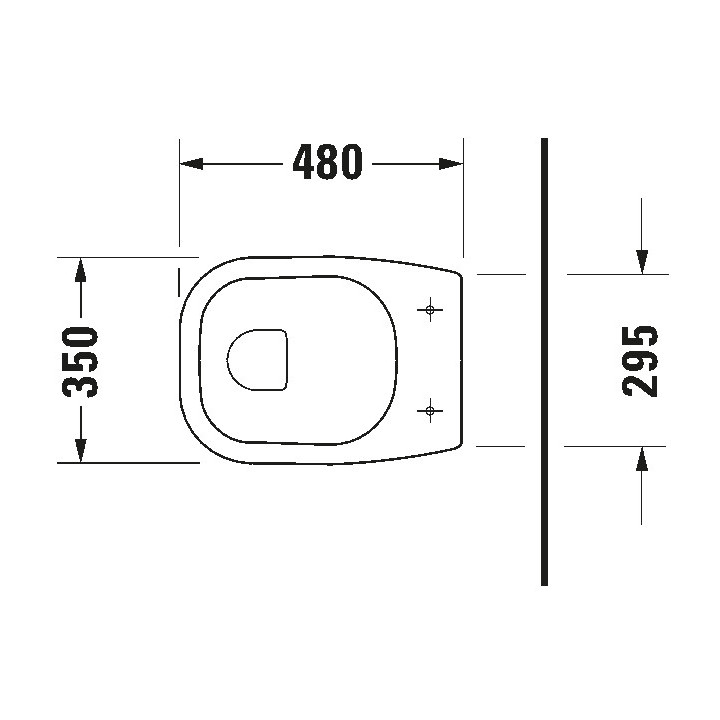 Miska Duravit D-Code stojąca 350x480 mm z półką- sanitbuy.pl