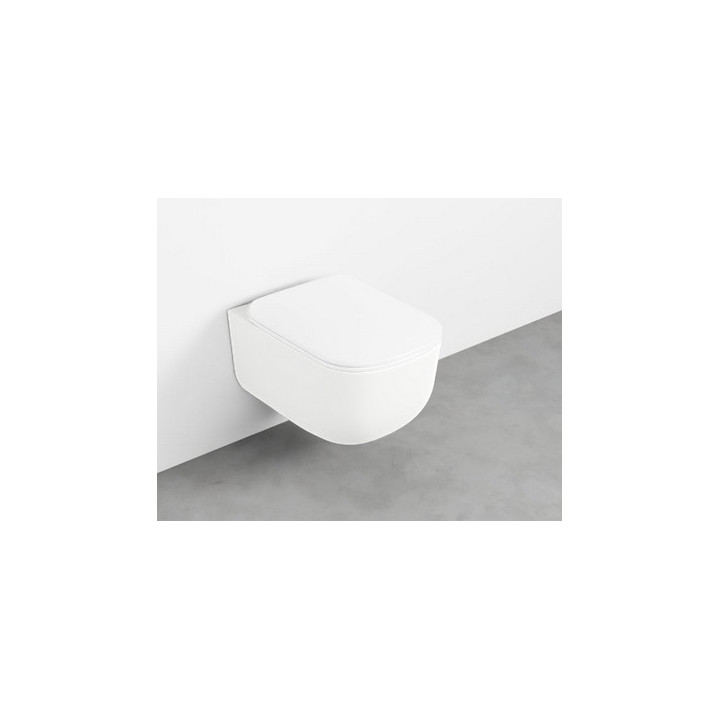 Miska wisząca Cielo Era, 53x36,5cm, bez kołnierza, biała