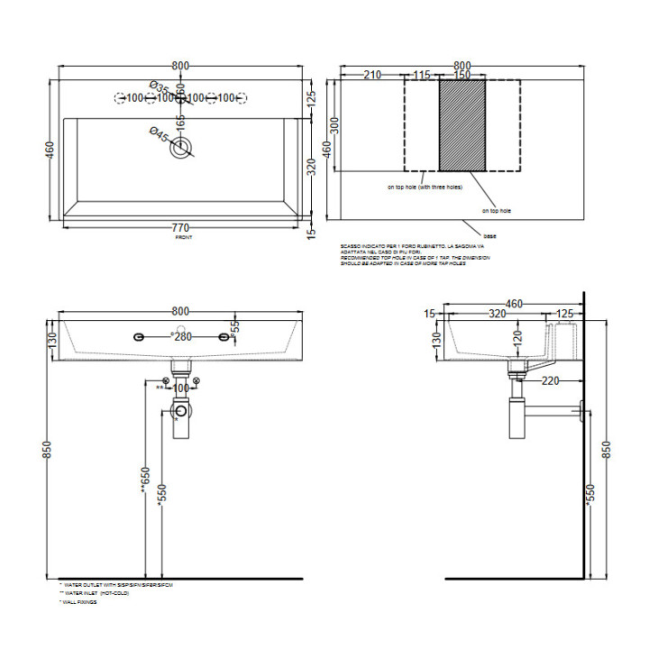 Umywalka Cielo Smile 80x46 cm- sanitbuy.pl