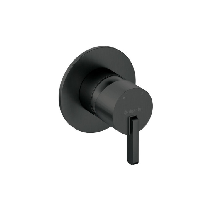 Bateria prysznicowa z zestawem prysznicowym, Deante Silia, nero