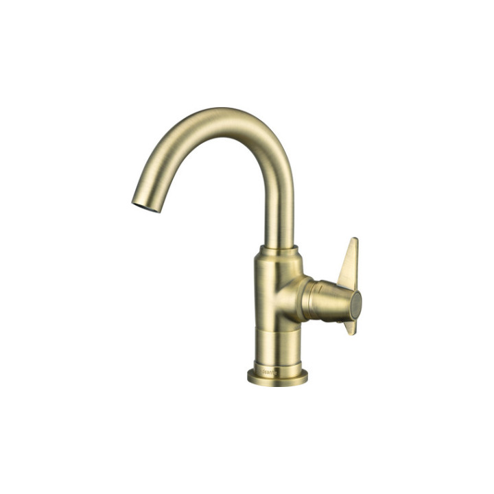 Bateria umywalkowa wysoka, Deante Temisto, chrom