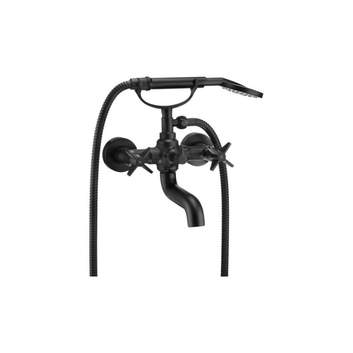 Bateria prysznicowa podtynkowa z przełącznikiem natrysku, Deante Silia, złoto szczotkowane