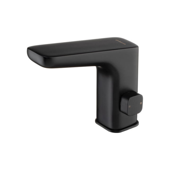 Bezdotykowa bateria umywalkowa z regulacją temperatury - 230/6V, Deante Sensor, czarna