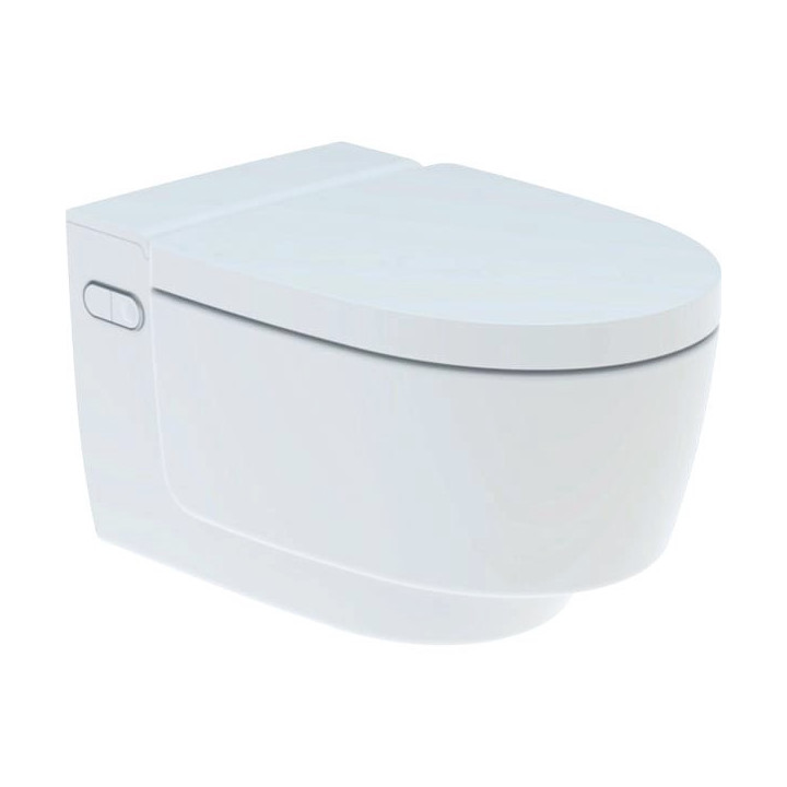 Urządzenie WC z funkcją higieny intymnej Geberit AquaClean Mera Comfort, wisząca miska WC, biały / KeraTect, panel dekoracyjny: 