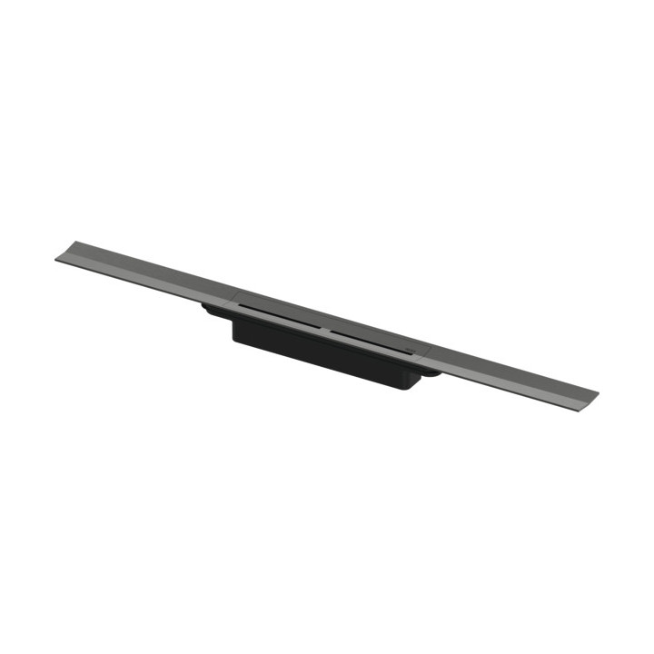 Ruszt profilu prysznicowego TECEdrainprofile, kolorowa powłoka PVD, 800mm, czarny chrom szczotkowany