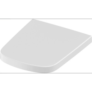 Deska toaletowa z pokrywą dla miski TECEone, biała