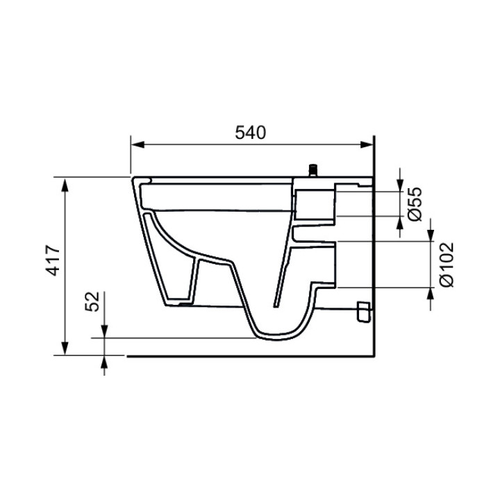 Miska WC myjąca Tece Neo, ciepła i zimna woda, biała