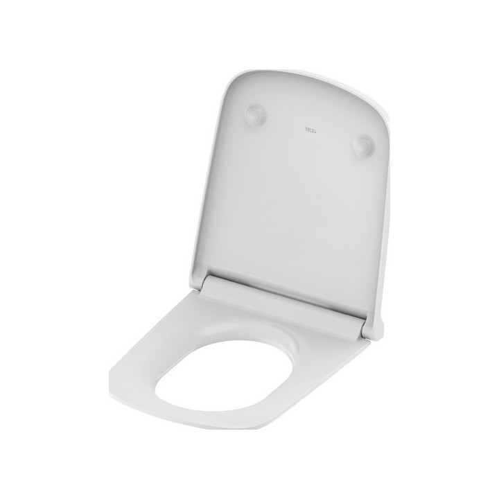 Deska toaletowa z pokrywą dla miski TECEone, biała