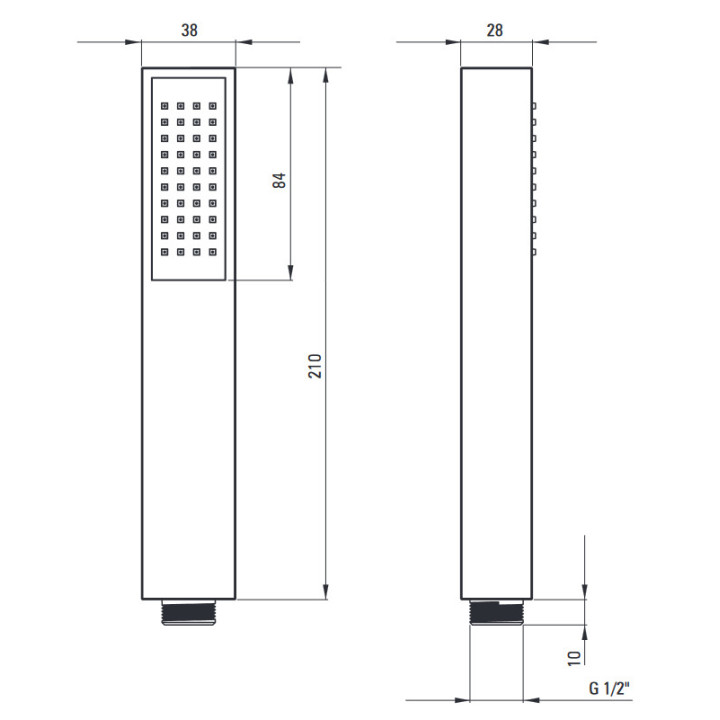 Zestaw prysznicowy podtynkowy, Deante Anemon, chrom