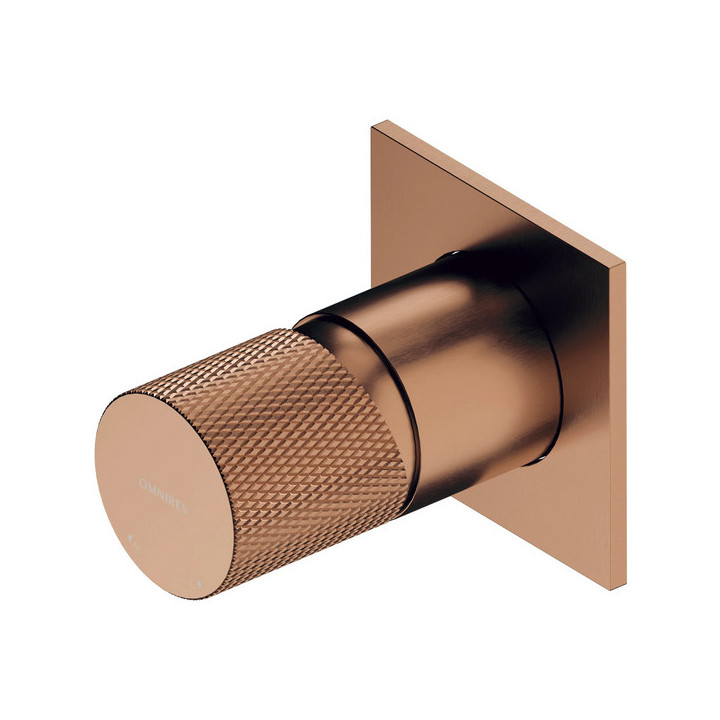 Bateria bidetowa Omnires Contour, stojąca, wysokość 145mm, wylewka 125mm, chrom