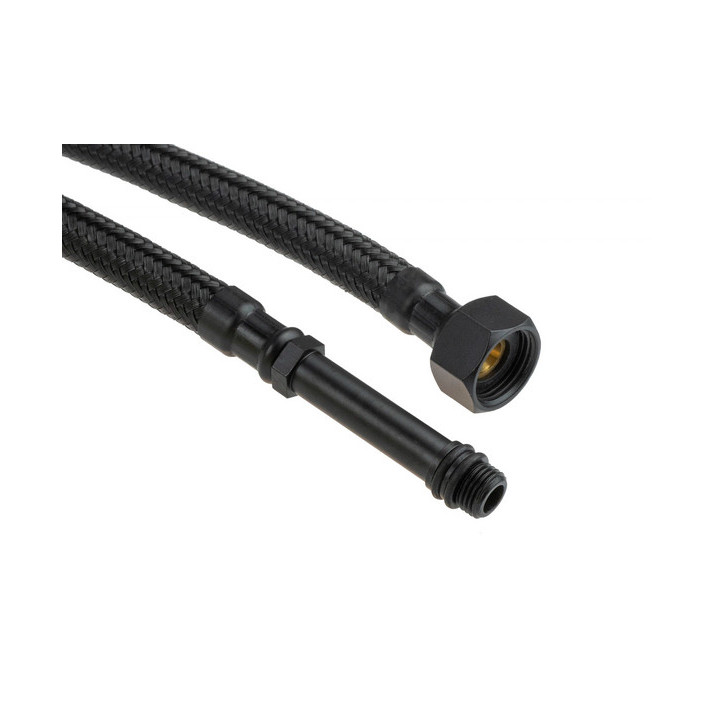 Komplet dwóch wężyków przyłączeniowy do baterii stojących 40cm, Deante, nero