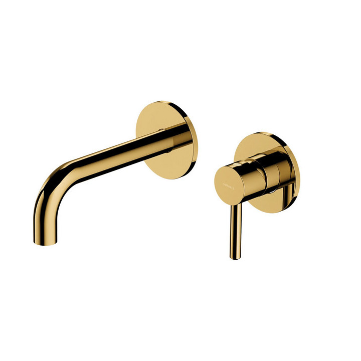 Bateria umywalkowa Omnires podtynkowa, czarna