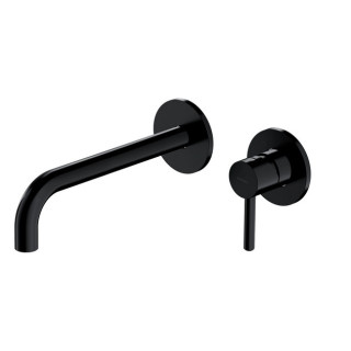 Bateria umywalkowa podtynkowa z długą wylewką, Omnires Y - Biały mat