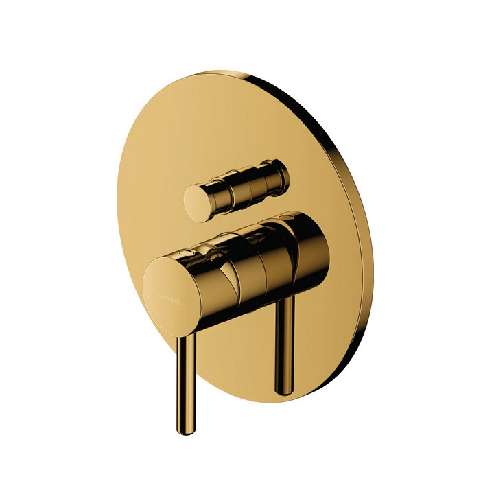 System wannowo-prysznicowy, natynkowy, termostatyczny, Omnires Y, biały mat