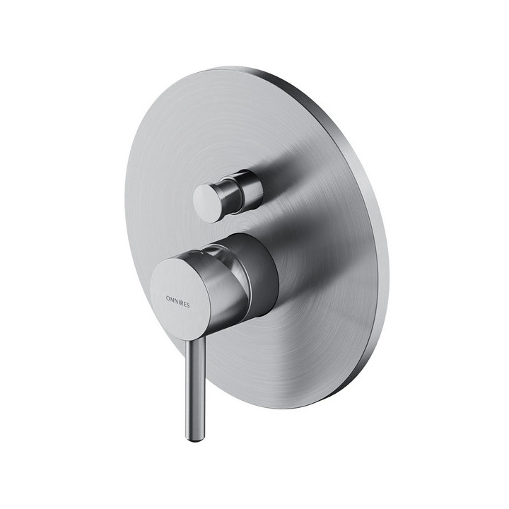 System wannowo-prysznicowy, natynkowy, termostatyczny, Omnires Y, biały mat