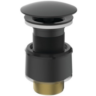 Korek do umywalek bez przelewu G1 1/4, Ideal Standard Multisuite, satynowa czerń