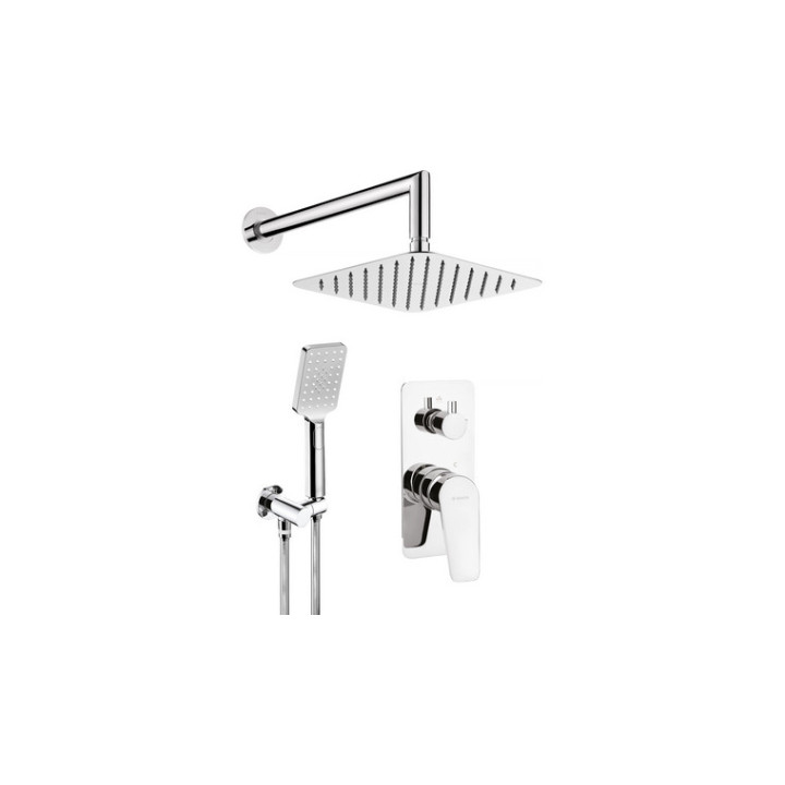 Zestaw prysznicowy podtynkowy, Deante Anemon, chrom