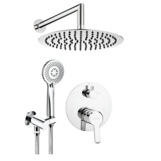 Zestaw prysznicowy podtynkowy, Deante Jasmin, chrom