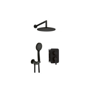 Zestaw prysznicowy podtynkowy z BOXem mieszaczowym, Deante Alpinia, złoty