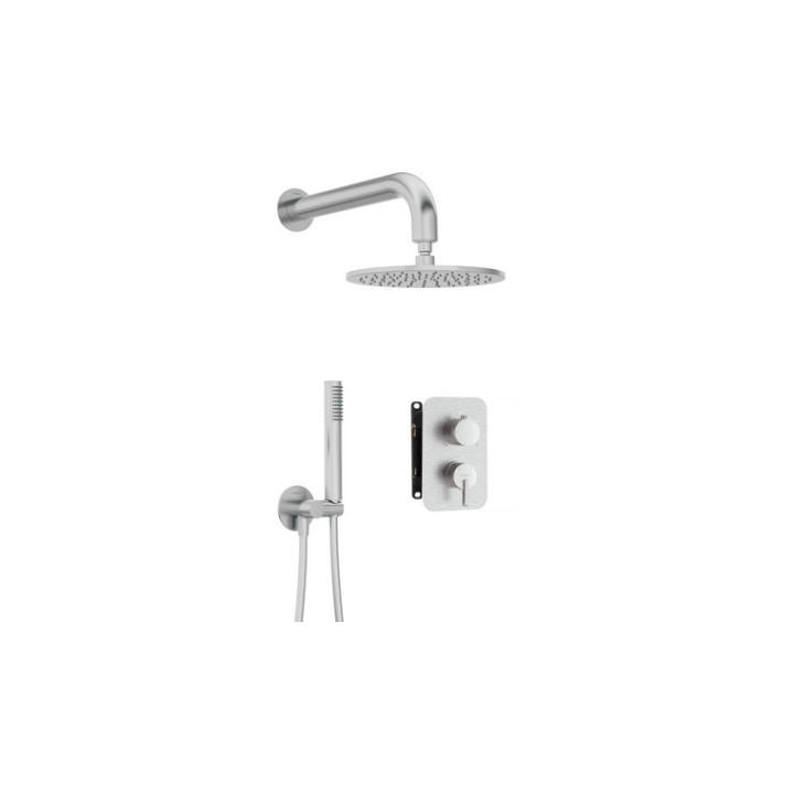 Zestaw prysznicowy podtynkowy z BOXem mieszaczowym, Deante Arnika, nero