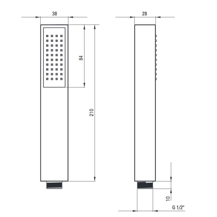 Zestaw prysznicowy podtynkowy z BOXem mieszaczowym i głowicą natryskową, Deante Silia, alabaster