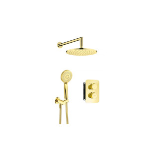 Zestaw prysznicowy podtynkowy z BOXem termostatycznym, Deante Box, bianco