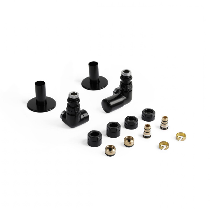 Zestaw trójosiowy regulacyjny osiowy, kątowy Terma Vision All In One, lewy - RAL i kolory specjalne