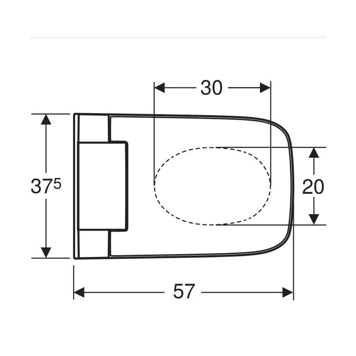 Miska WC z funkcją higieny intymnej Geberit AquaClean Sela, wisząca, biały alpin