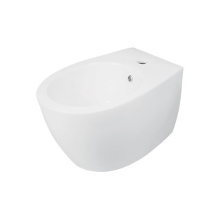 Miska Wc z deską bezkołnierzową, Deante Round, biała