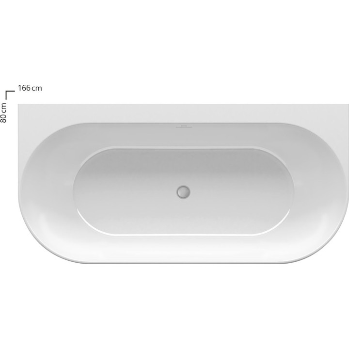 Wanna Ravak Freedom O wolno stojąca 169x80 cm