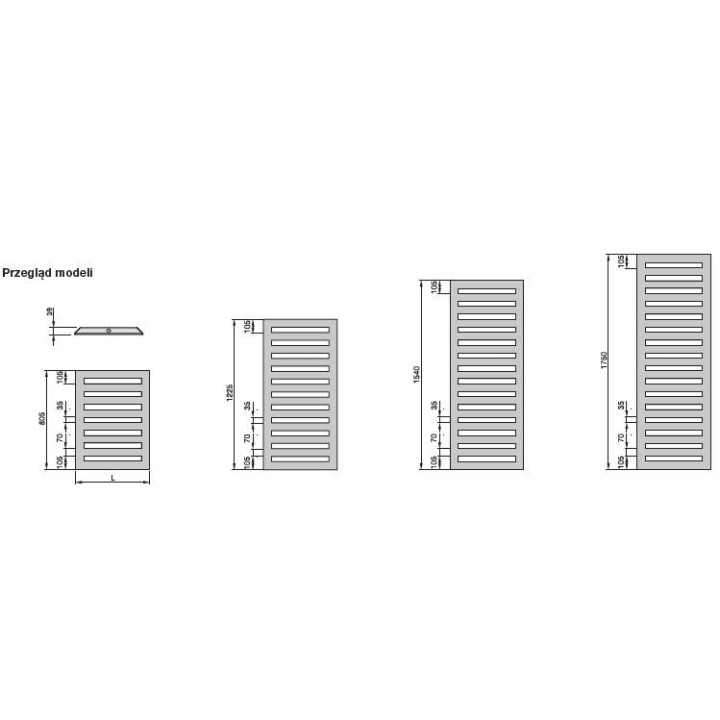 Grzejnik Zehnder Metropolitan MEP 805x400 mm - biały- sanitbuy.pl