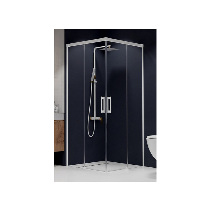 PYTAJ O RABAT ! Kabina prysznicowa szkło przejrzyste chrom 90x100cm Radaway Idea KDD