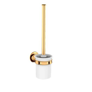 Szczotka ścienna do wc Axor Montreux, z pojemnikiem - brąz szczotkowany