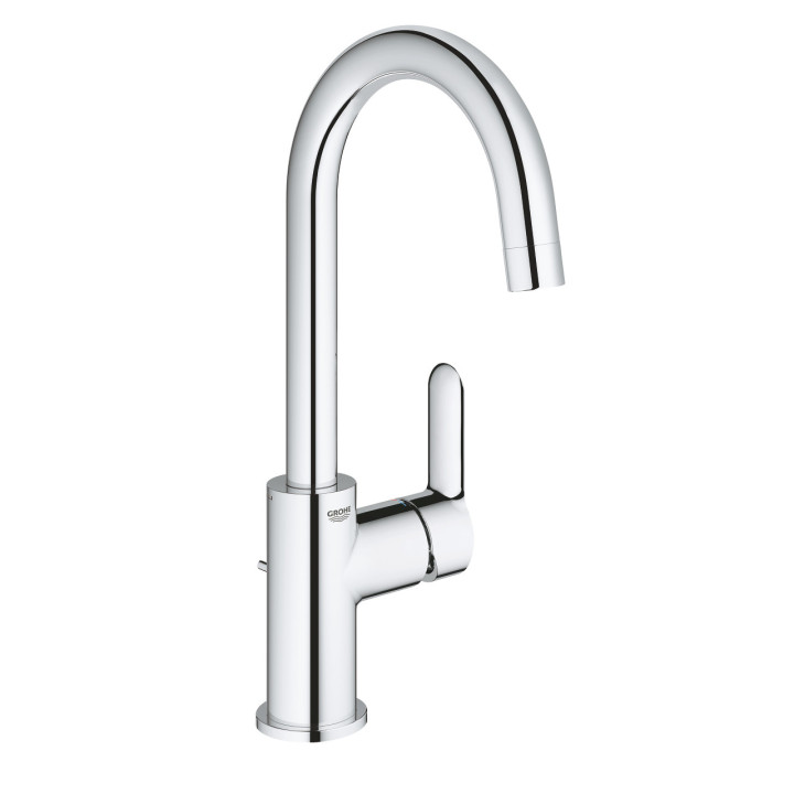 Bateria umywalkowa Grohe BauEdge, stojąca, wysokość 180mm, 5,7 l/min, chrom