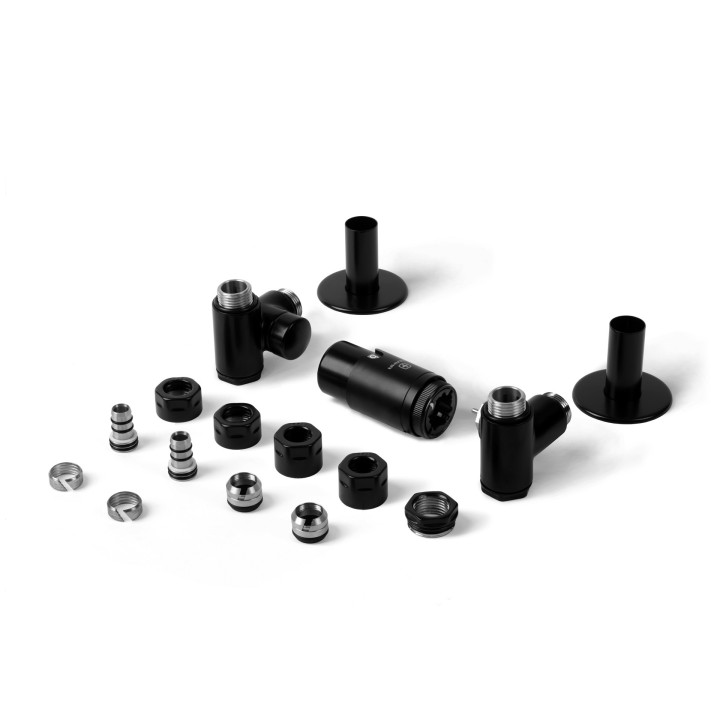 Zestaw Terma trójosiowy termostatyczny Vision Al In One, wersja prawa - czarny mat