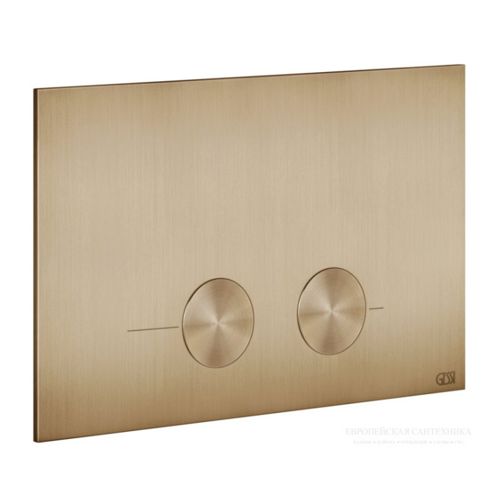 Przycisk spłukujący Gessi, dla stelaży Sigma 8 i 12 - Black Metal Brushed PVD